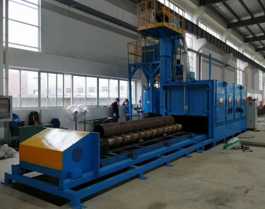 舒兰喷砂机在管道除锈中的现场施工应用