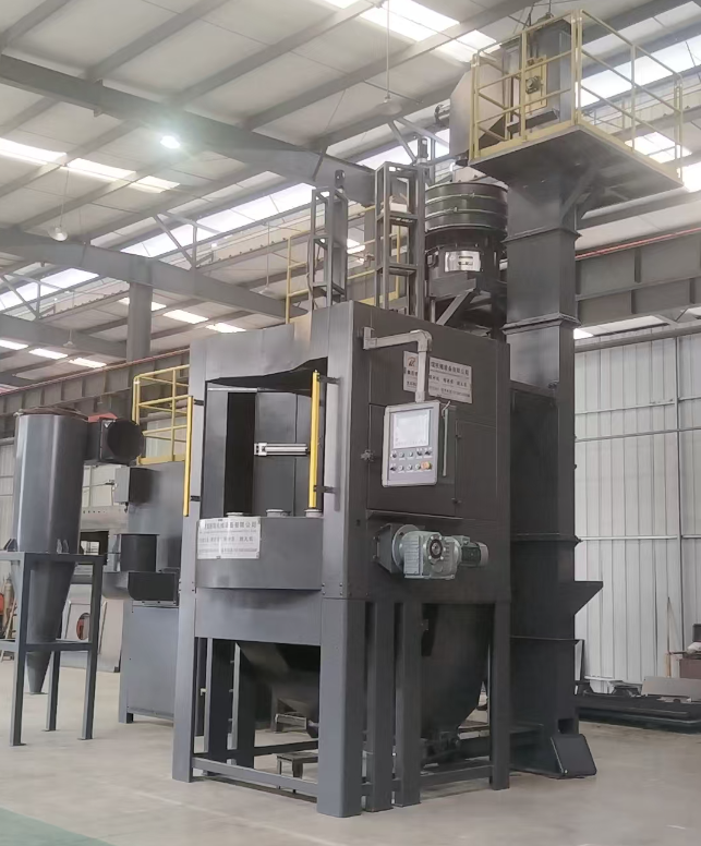 舒兰转盘式喷砂机 提升圆形工件处理效率